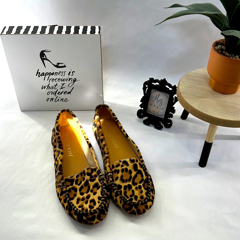 Jack Rogers Haircalf Millie Moccasins, Size 7